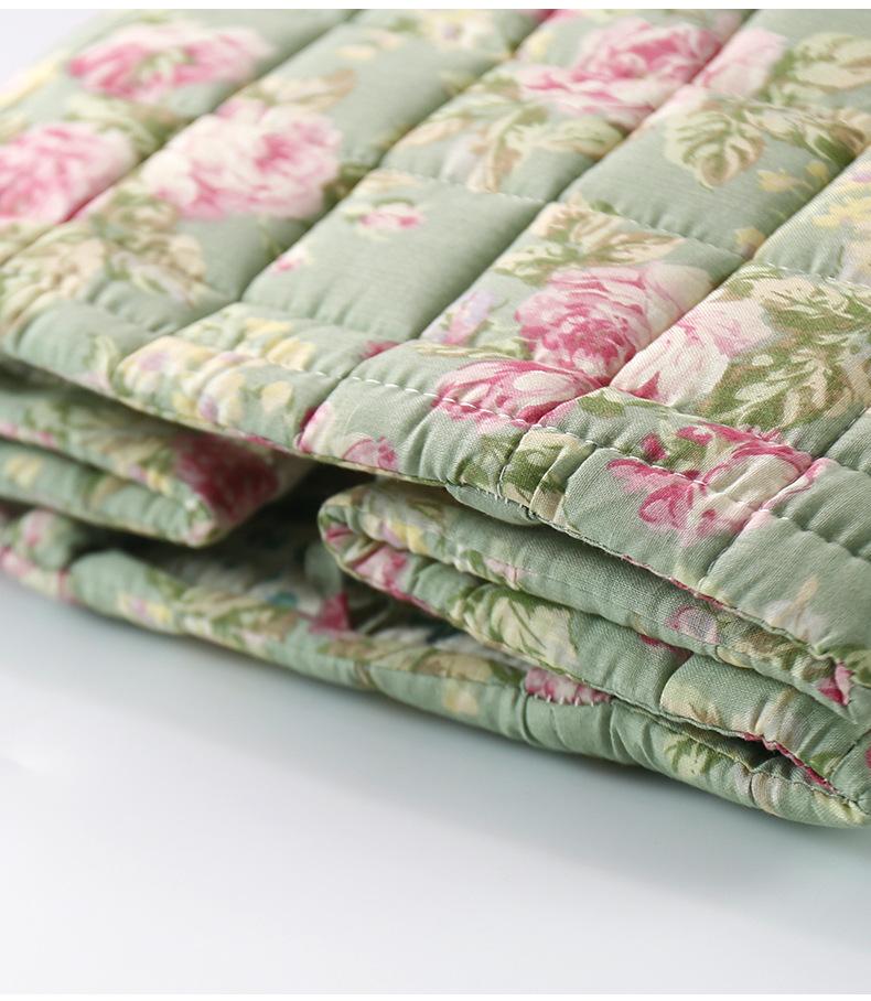 Floral Foldable Storage Basket Cotton Fabric Collapsible Laundry Hamper for Clothes Toys & Blankets Car Trunk Organizer Backseat Storage Machine Washable Decorative Bin for Bedroom Bathroom & Living Room Large Capacity Woven Design