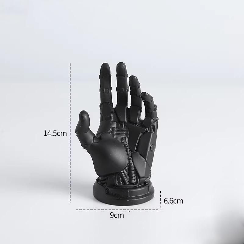 Cyberpunk Mechanical Hand Game Controller Stand, Ring Bracelet Holder, Photo Background Decor, Xbox Switch Console Accessory