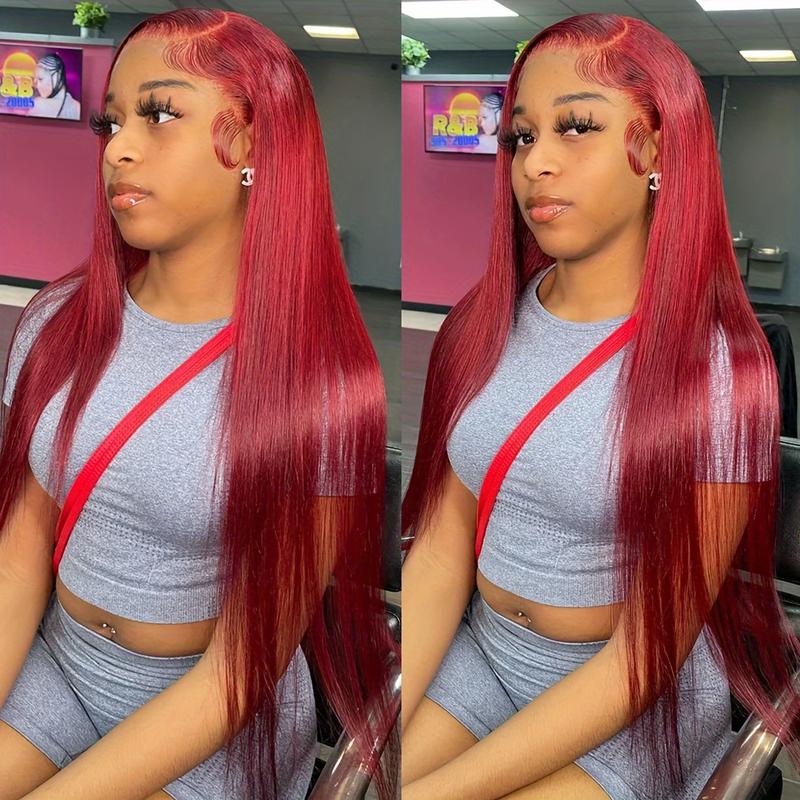 Bling Hair 99j Red Color 33# 4# Color 13x4/6 Body Wave Lace Frontal Human Hair Wigs 180 Density Lace Frontal Wig Real Hair Pre Plucked Human Hair Lace Wigs With Hairline TikTokShopBlackFriday