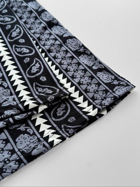 Women's High Waist Flare Pants Black Printed Bell Bottom Trousers Slim Fit Stretchy Wide Leg Pants Retro Bohemian Ethnic Pattern Streetwear Y2K Trendy Casual Fashion Club Party Outfit Comfortable Long Pants Boho Festival Trousers