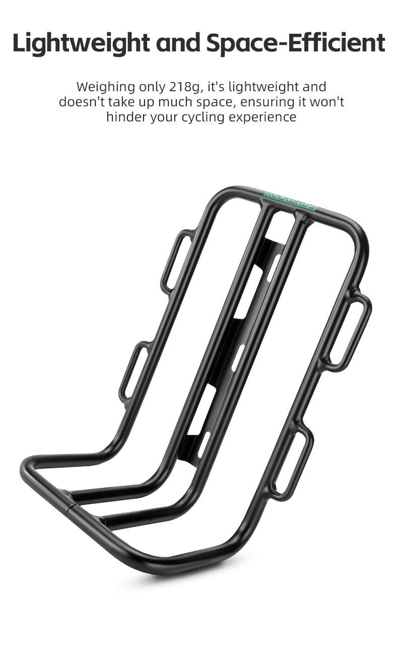 ROCKBROS Bicycle Front Rack MTB Road Bike Cargo Carrier Gravel Luggage Shelf