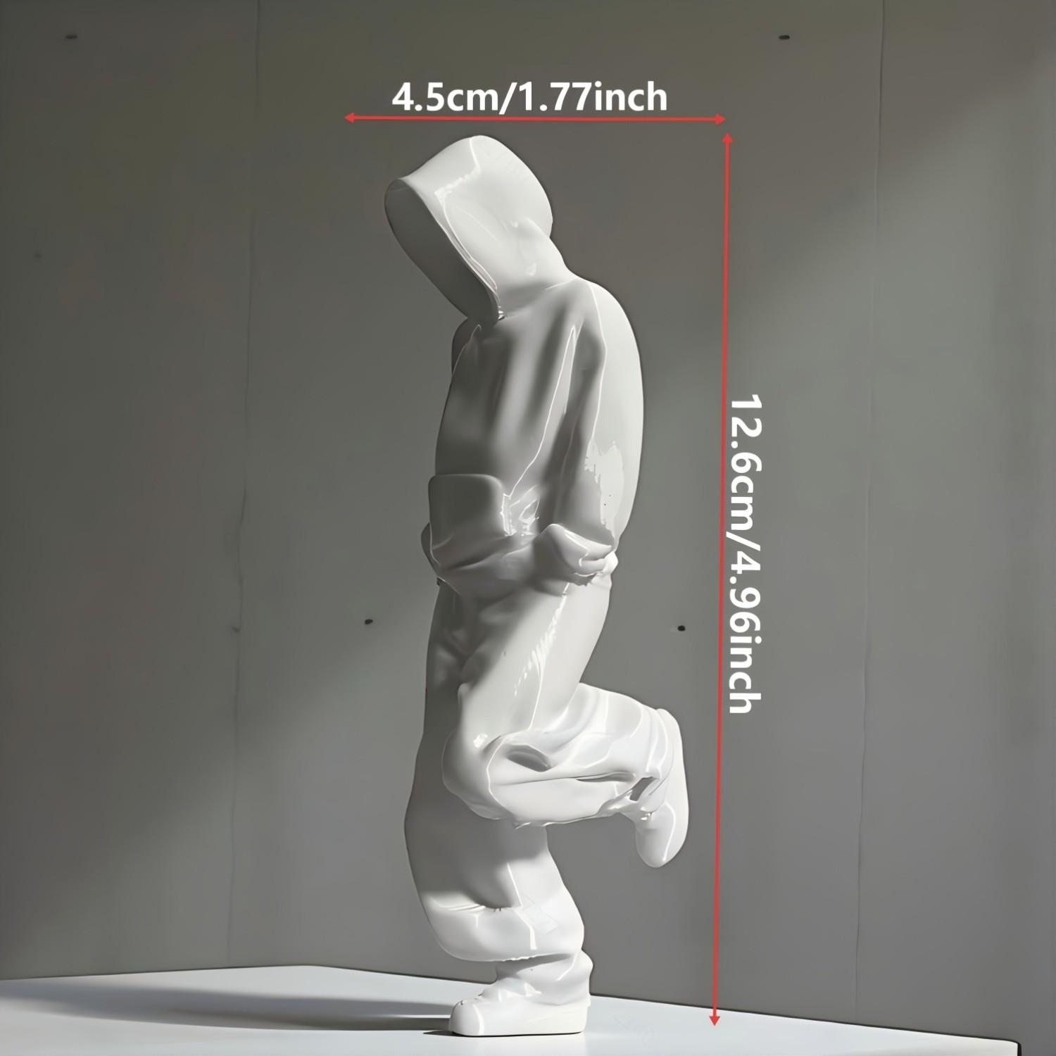 2-Piece & Thinker Model Collection Decorations, Durable Plastic Desk Ornament, Office & Home Decoration, Perfect Gift