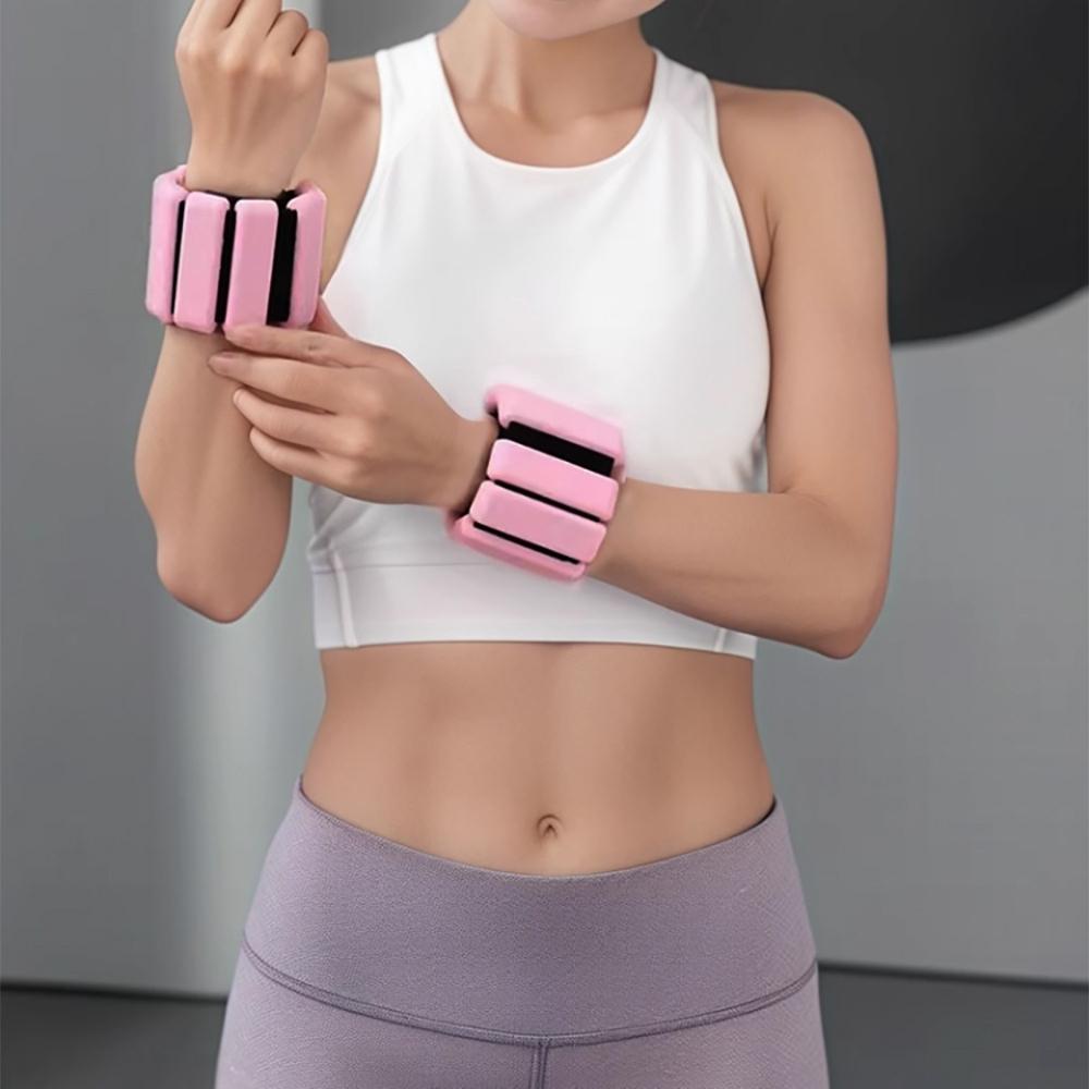 Adjustable Wrist Weight Set (2 Pieces), Wearable Wrist & Ankle Weights, Ideal for Yoga, Dance, Ballet, Pilates, Aerobics, Walking, Hand Weights