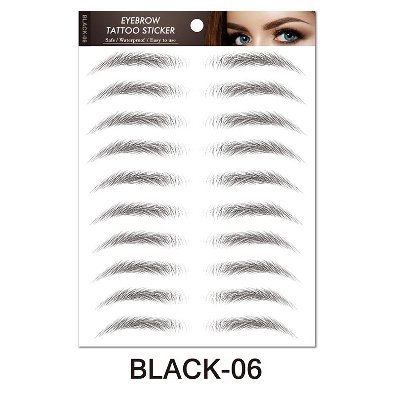 Eyebrow Tattoo Sticker, Quick Application, Natural Look, Multi-Pack, Easy Brow Lift, Create Realistic Makeup, Waterproof Temporary Tattoos, Ephemeral Tattoos