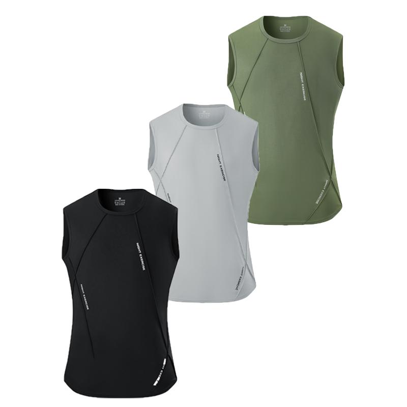 1/3 Pack Men's Breathable Quick Dry Sleeveless Tank Tops, Moisture Wicking Gym Workout Vests, Athletic Running Summer Sportswear