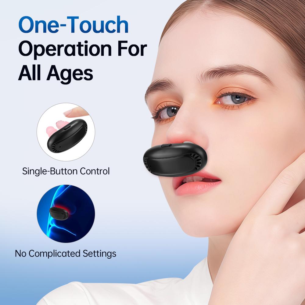 Light Nasal Soothing Device, Nose & Sinuses Discomfort Nasal Soothing Device for Congestion Nose Care with 4 Silicone Sleeves