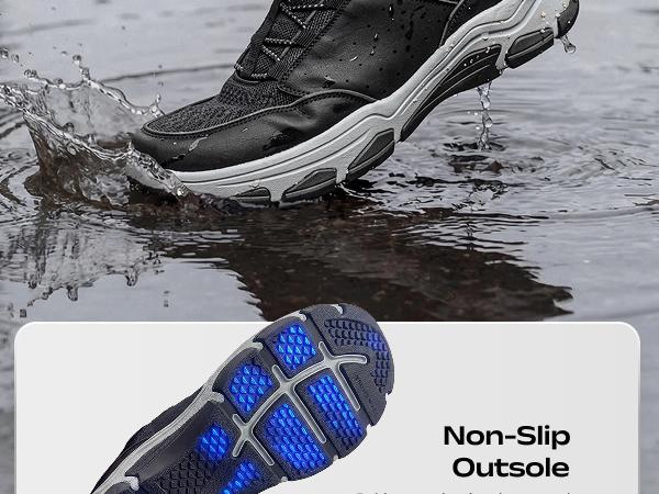 【summervibes】BRUNO MARC Men's Hands-Free Slip-On Loafers - Waterproof, Wide Toe Box, Non-Slip Walking Shoes, Lightweight Comfortable Athletic Footwear, Casual Sports Trainers,summervibes