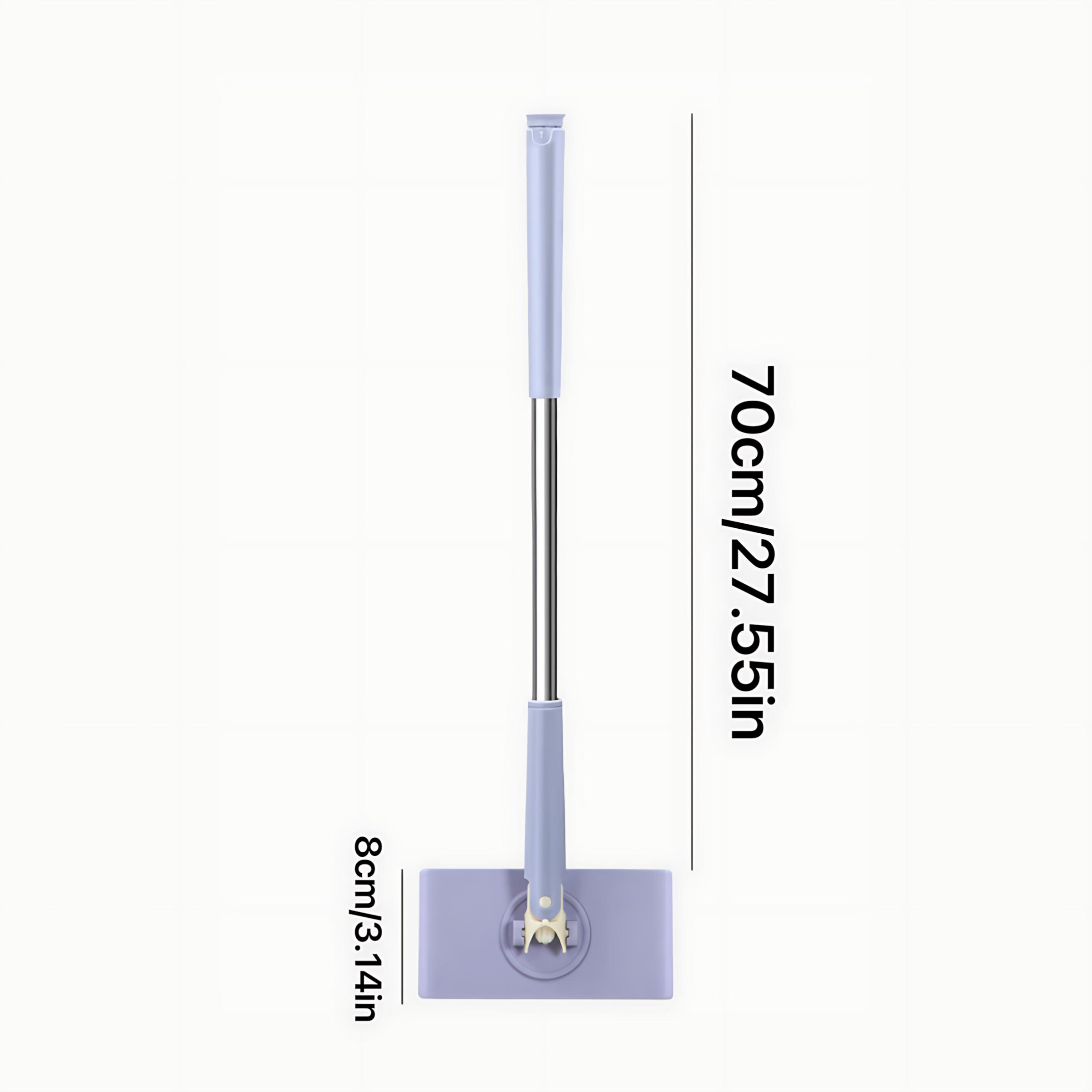 Portable Self-Squeeze Mop Set, Flat Mops, Reusable Cleaning Tool for Hard Floors, Compact Bathroom & Home Maintenance Accessory