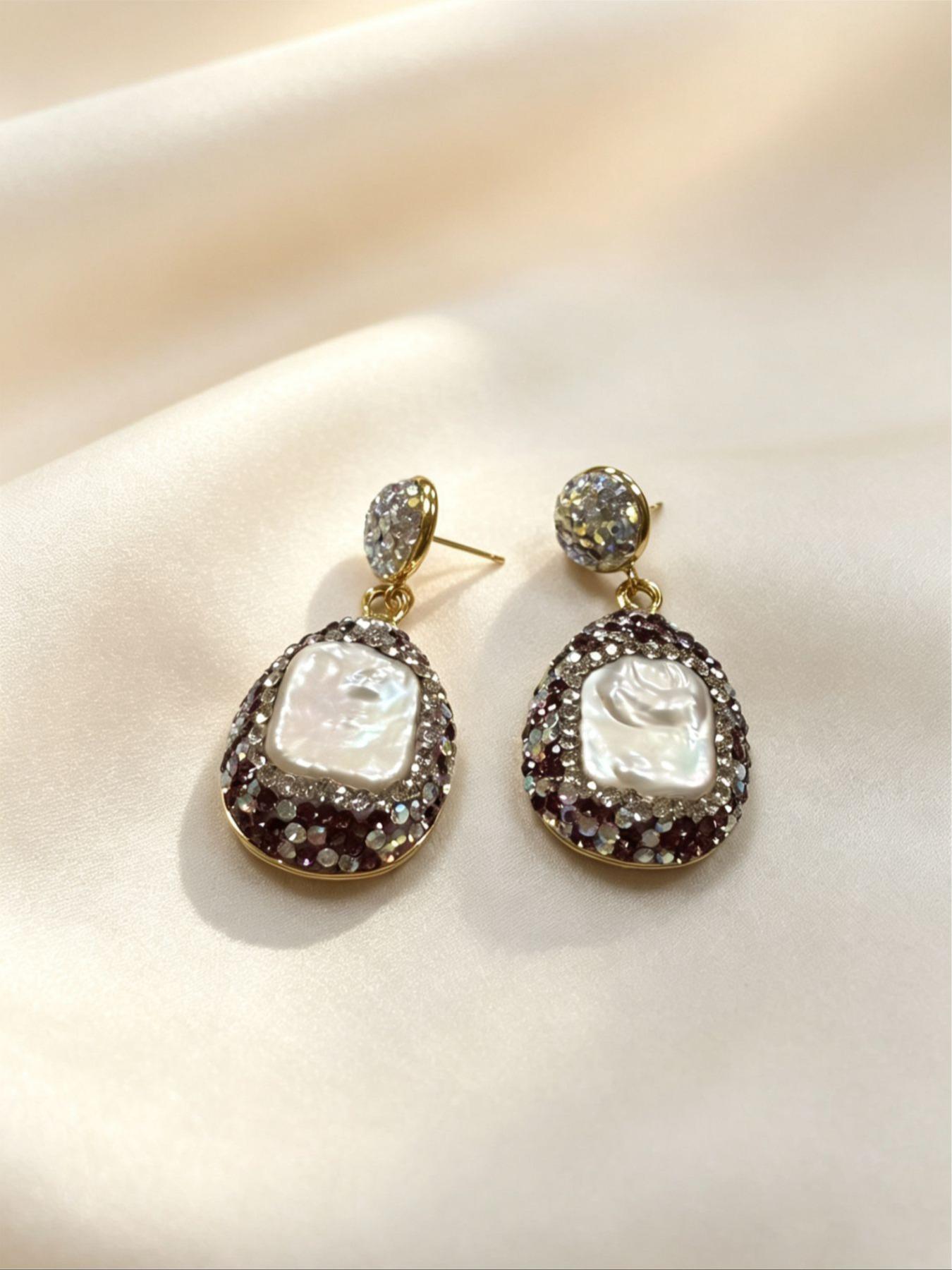 Women's Baroque 3-Piece Jewelry Set, Vintage Vacation Style, Charming Accessories for Special Occasions