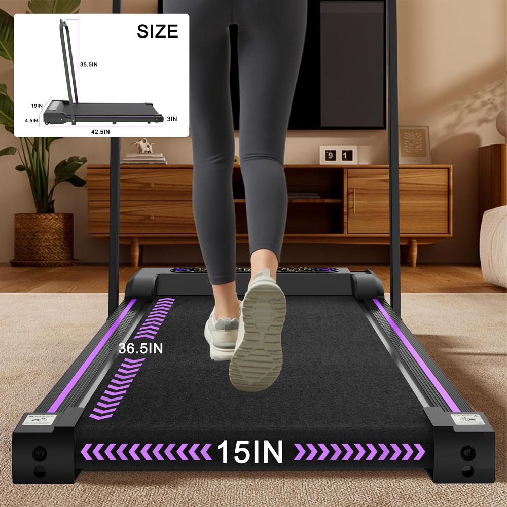 【KINMAC】265 lbs Treadmills Walking Pad, 2 in 1 Running Machine, Under Desk Treadmill for Home Office, Protable Treadmill Walking Treadmills for Home