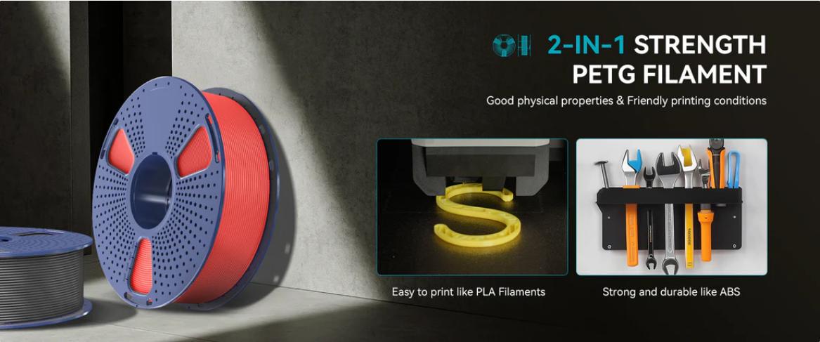 High Speed Matte PETG 3D Printer Filament 1KG for Smooth Matte Finish