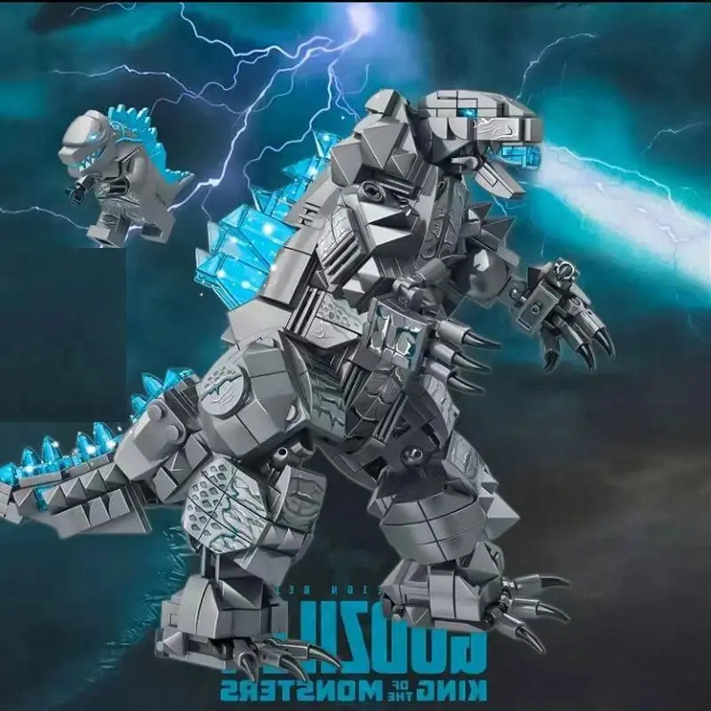 In stock games Monster dinosaur movie Series moc Building Block model toy cus-laa gifts Christmas kids