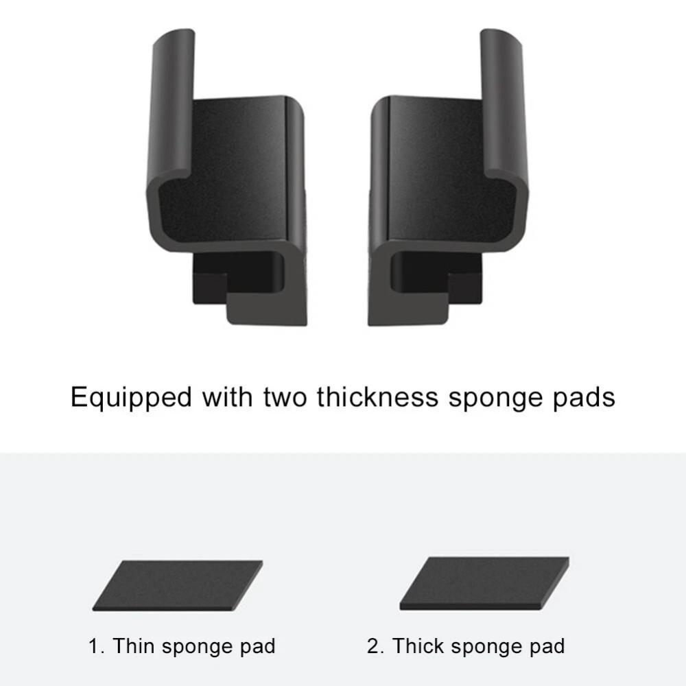 1 Pair Black Phone Holder Clip Mount Bracket for DJI Mavic Mini/ Mavic 2 Pro/ Air Spark