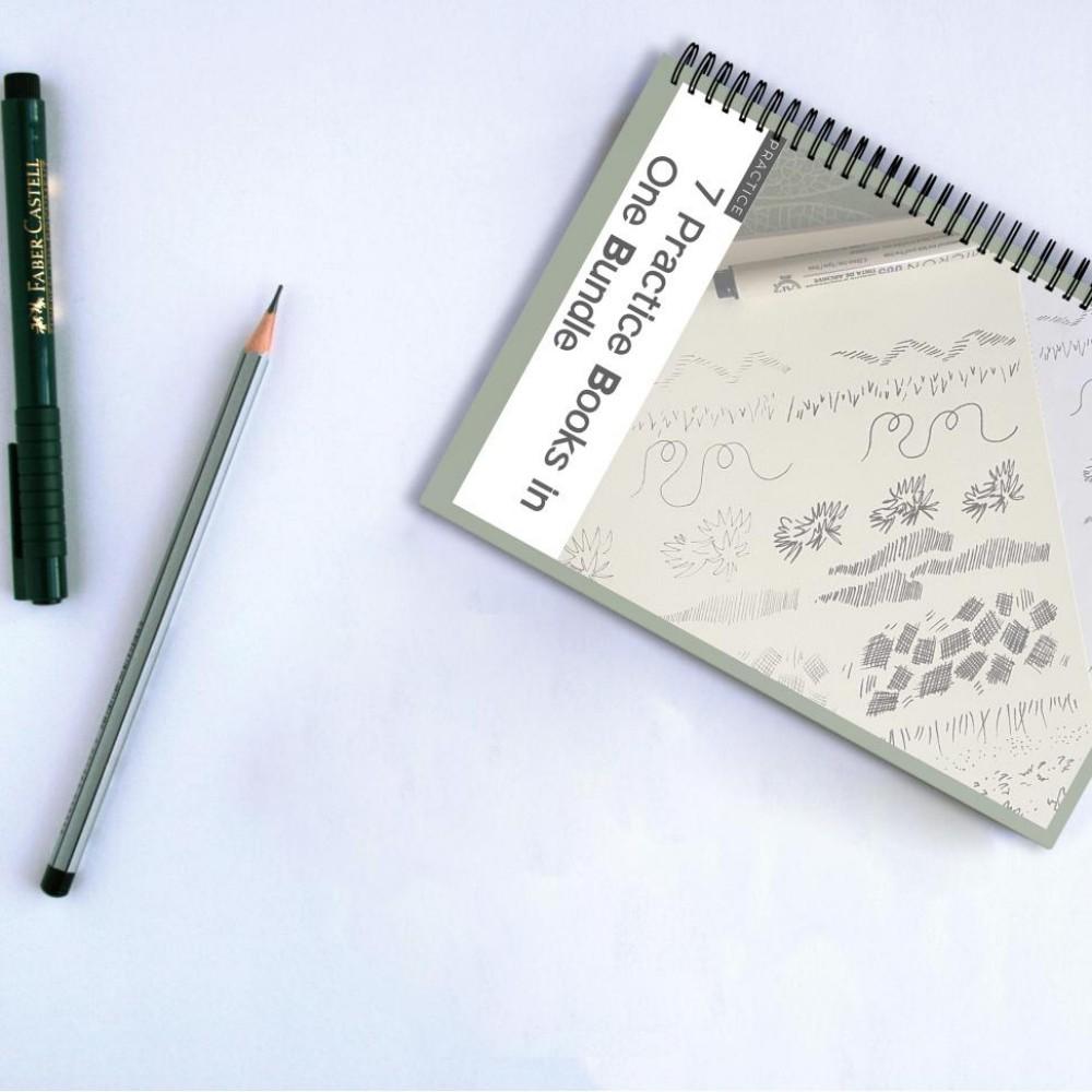 The Complete Practice Bundle, Over 100 pages of drawing tips and practice exercises