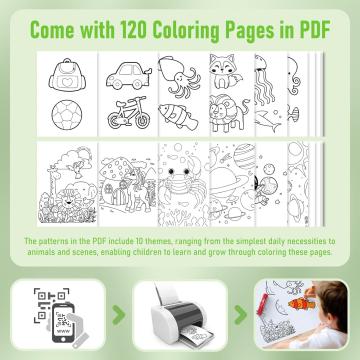 36/24/12Colors Tempera Paint Sticks with 120 PDF Coloring Pages and 30 Stickers, Quick Drying, Smooth, Non-Toxic and Washable Paint Sticks for Kids, Art Supplies for Drawing for Easter Gift for Boys Girls art supplies