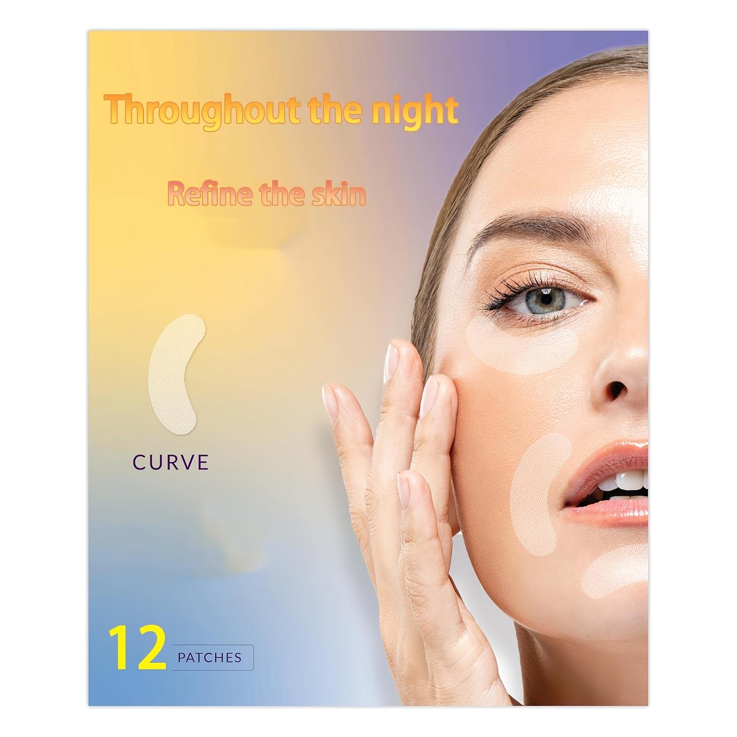 120Pcs Overnight Anti-Wrinkle Facial Stickers, for Forehead, Eye, Mouth & Lip Wrinkles