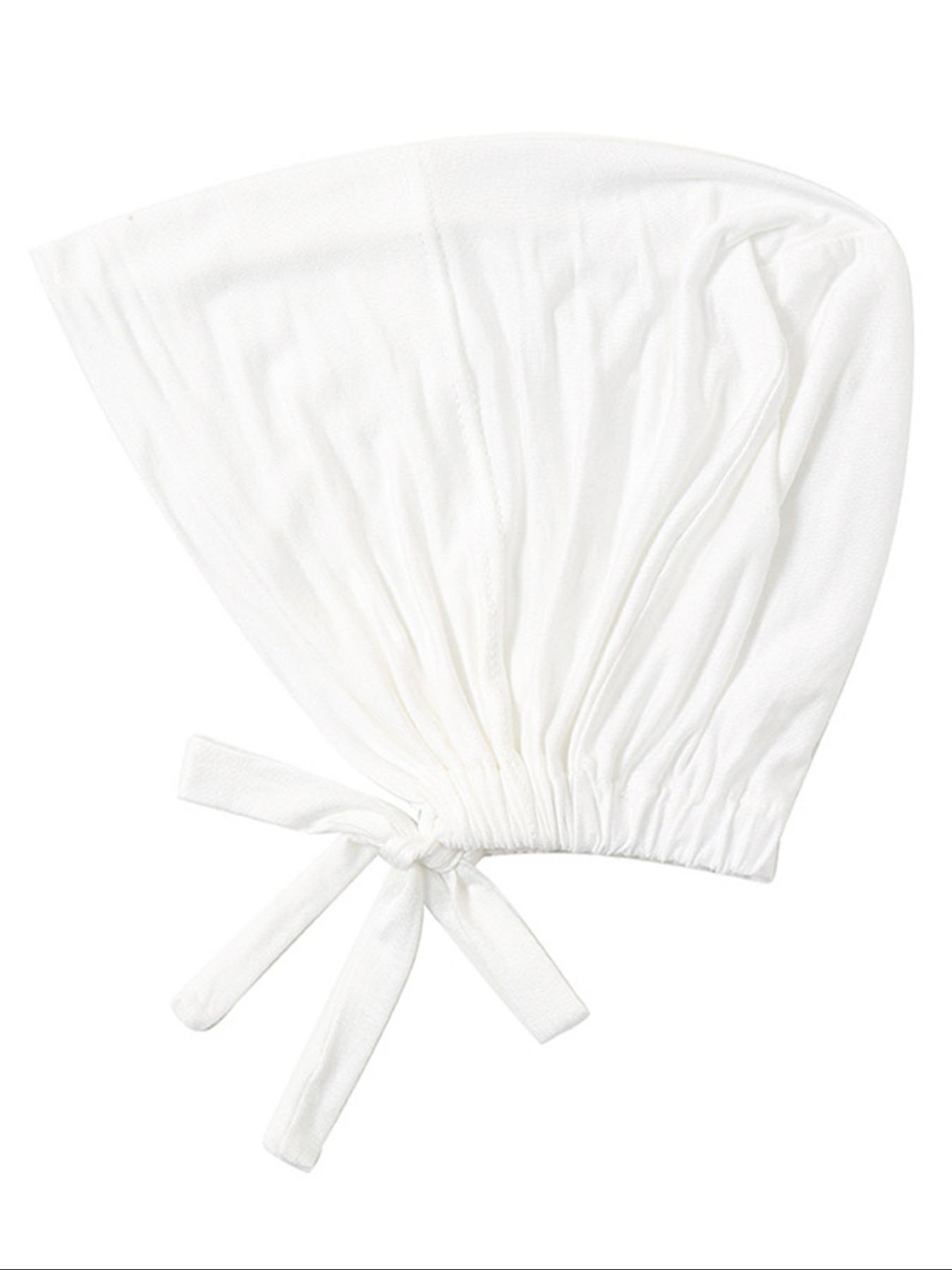 Women's Soft Fabric Jersey Hijab Set, Turban Hijab, Comfortable Tie-Style Inner Cap, Elegant Muslim Clothing Accessory for All Seasons