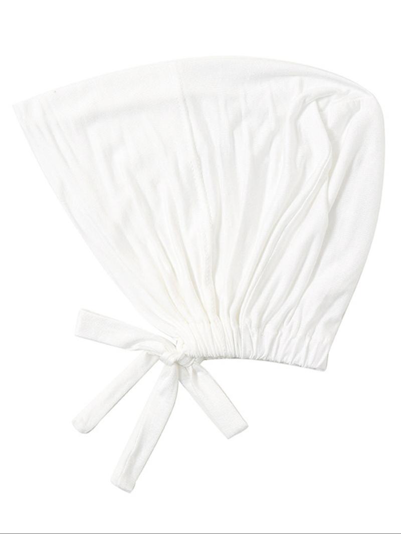 Women's Soft Fabric Jersey Hijab Set, Turban Hijab, Comfortable Tie-Style Inner Cap, Elegant Muslim Clothing Accessory for All Seasons