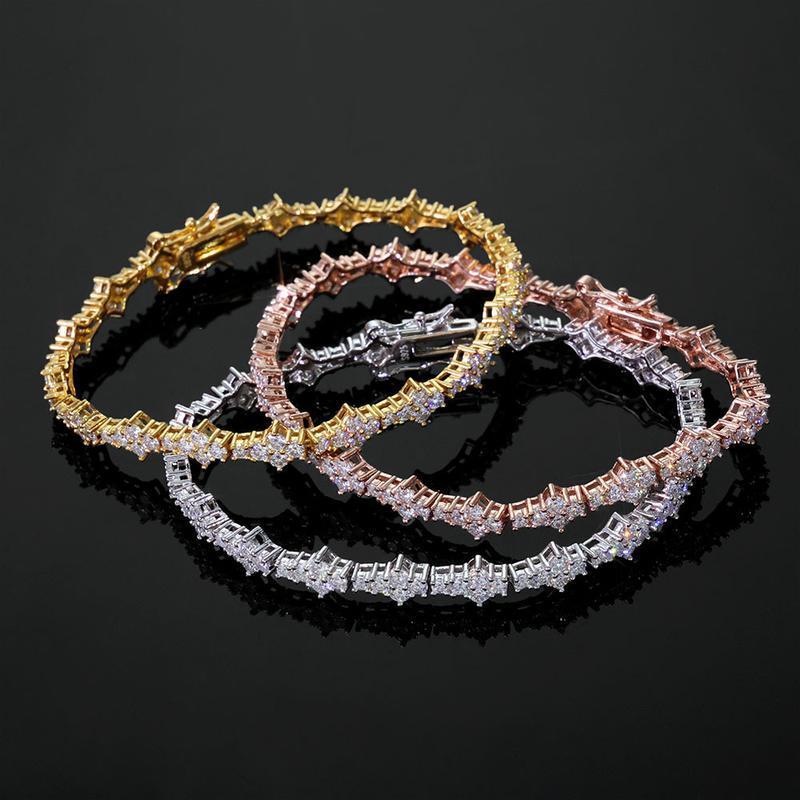 Viral 18K Gold Tennis Bracelet for Men Women, 6.5mm Classic CZ Chain with Premium Sparkle & Durable Tarnish-Proof Finish, Perfect Stackable Everyday & Party Jewelry