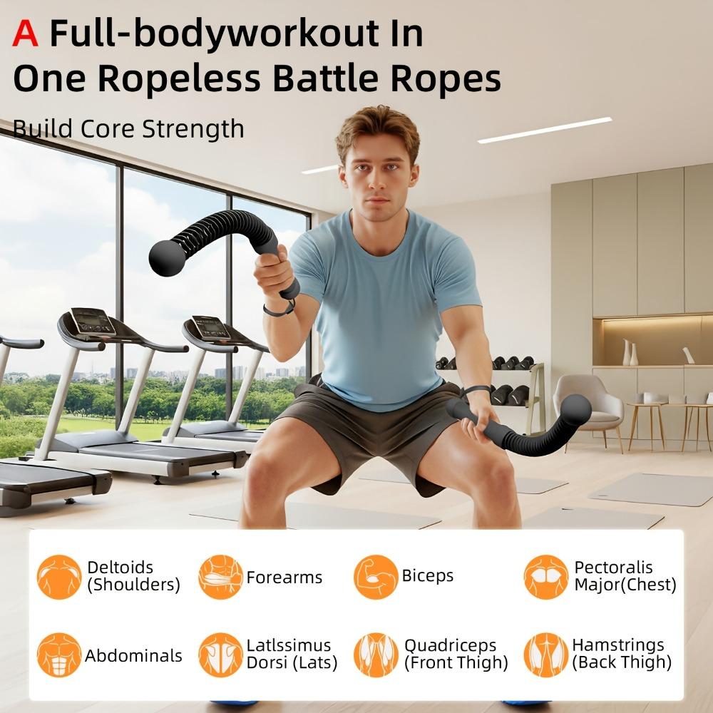 Weighted Cordless Jump Rope Set | Silent Home Gym Workout Kit