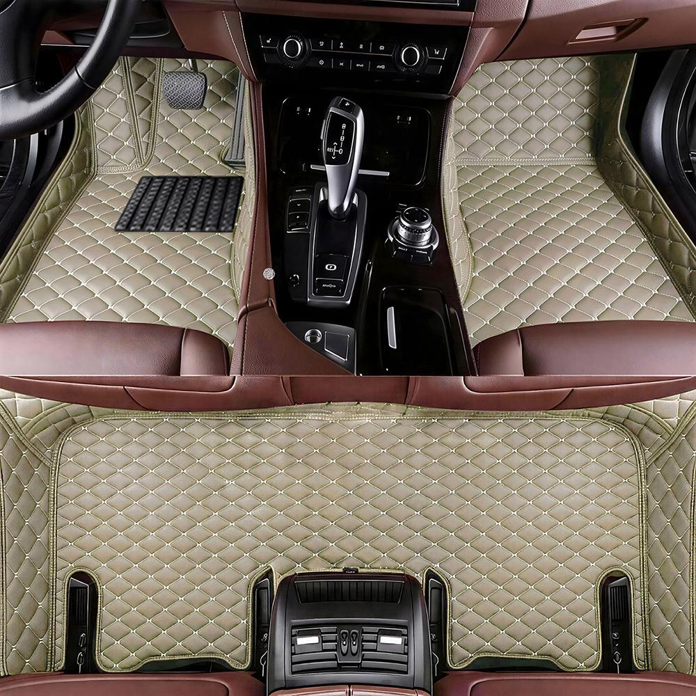For BYD Seal 06 EV/DM-i PU leather left-hand drive car floor mat, 360 degree protection, car interior accessories, suitable for heavy weather, quick disassembly, cleaning and installation for daily use Automotive floor mats