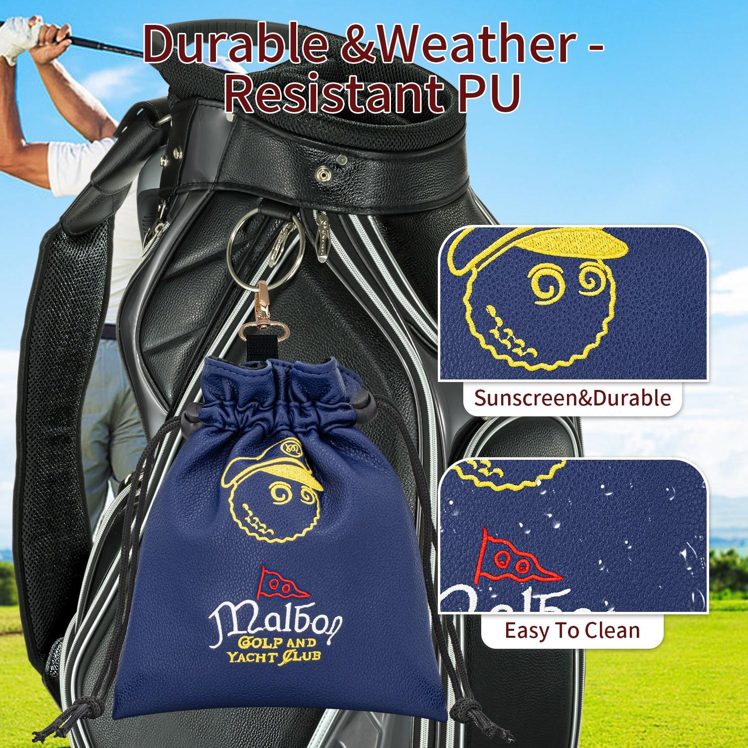 Portable Golf Ball & Stand Bags with Drawstrings Golf Pack, Durable Club Accessories for Men Women, Ideal Gift for Golf Enthusiasts