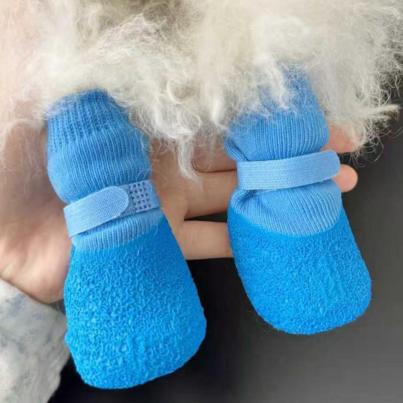 Non-Slip Dog Socks, Waterproof Soft Sole, Durable Breathable Pet Shoes, Universal Anti-Scratch Indoor Outdoor Dog Boots, Pet Supplies