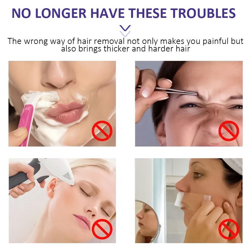 ROZINO Coconut Oil Hair Removal Cream - Gentle & Painless Full Body Depilatory for Face, Arms & Legs