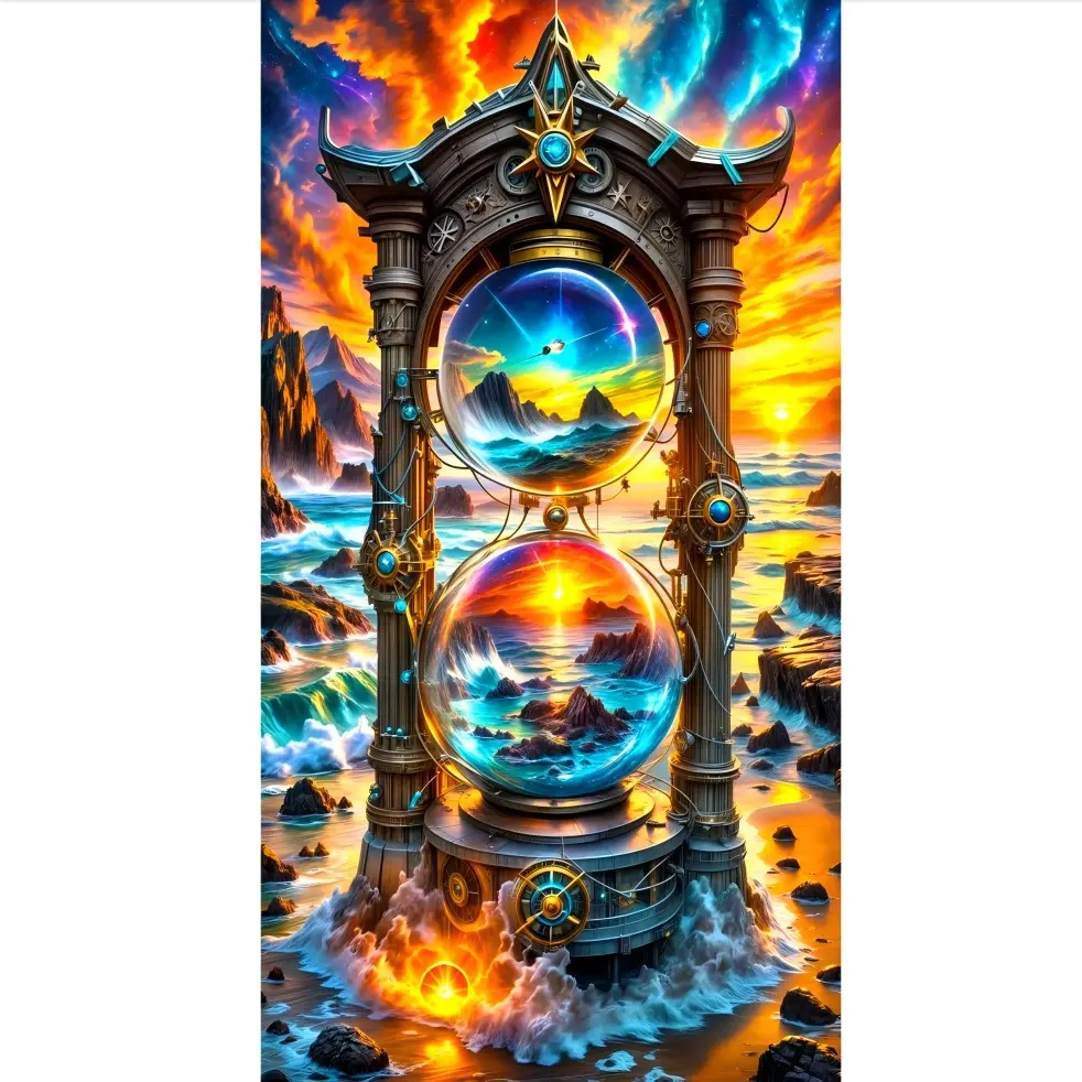 5D Diamond Arts Colorful Painting Kit, DIY Diamond Arts Colorful Painting by Numbers Kit, Wall Art Decor for Home Living Room Bedroom, Stunning Design, Handicraft