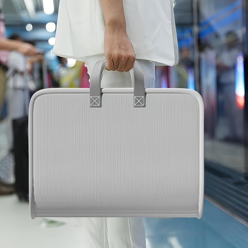 Six-In-One Travel Organizer Set, Luggage Packing Bags, Foldable Nylon Storage Pouches, 6 Zippered Compartments, Durable for Clothes and Bedding