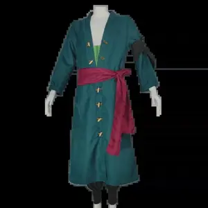 Roronoa Zoro Anime Cosplay Costume, Manteau 1 Pièce, Beau pour Halloween, Noël, Robe de Carnaval, ix