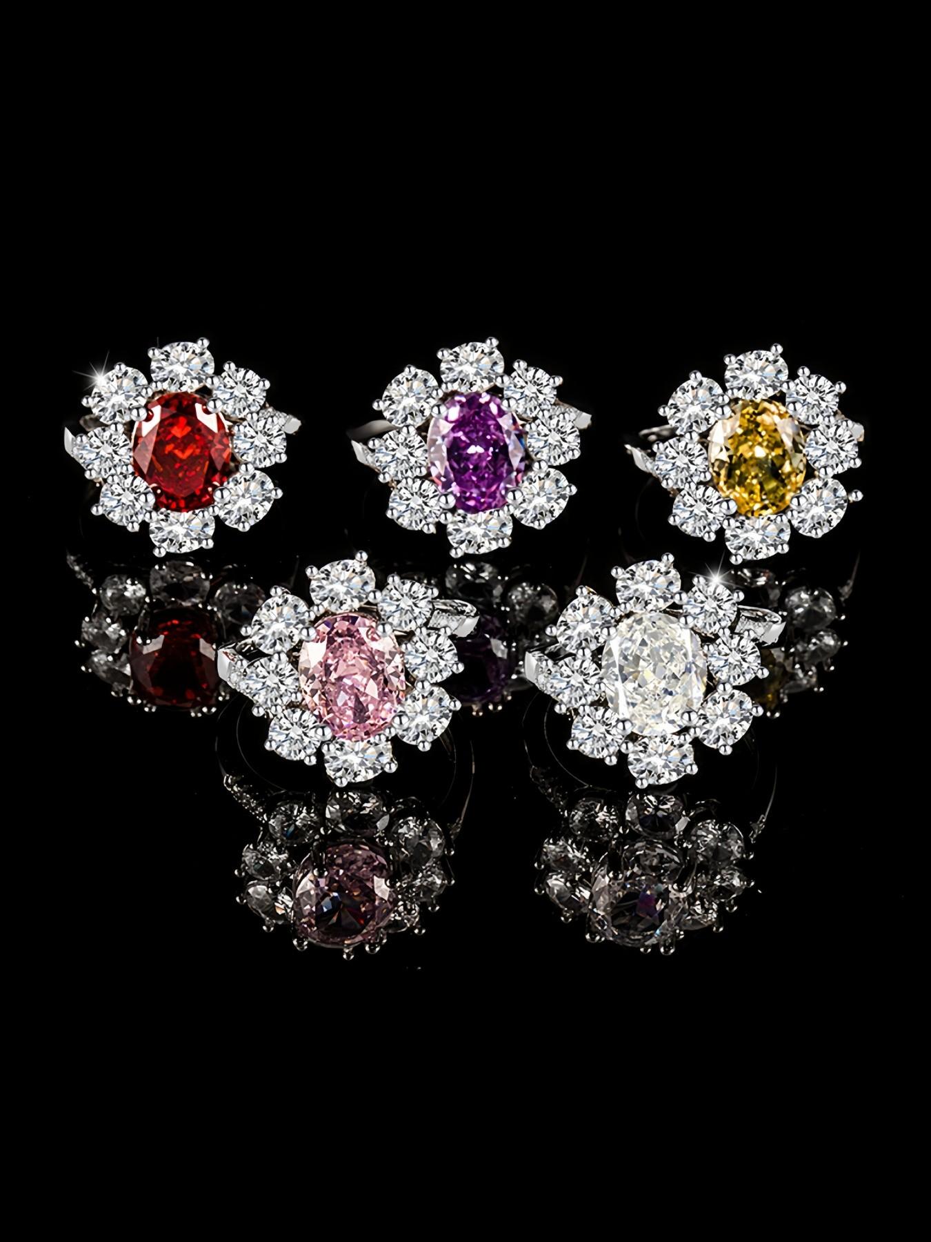 Wild Green Wreath Beloved Ring, versatile light luxury ring with sparkling pink ice-cut gems. Elegant band ideal for dates, daily outfits, vacations and formal dinners.