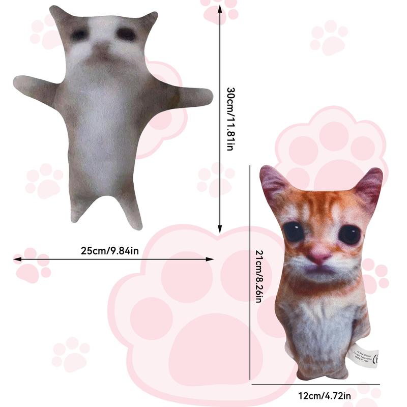 Cute Cat Plush Toy, Simulation Cat Stuffed Animal, Birthday Holiday Gift, Funny Plush Toy, Home Decoration, Stuffed Animals Toys for Boys Toys for Girls Fun Kids Toys, Toddler Toys, Soothing Stuffed Doll, Cuddly Stuffed Animal, Soft Stuffed Animal