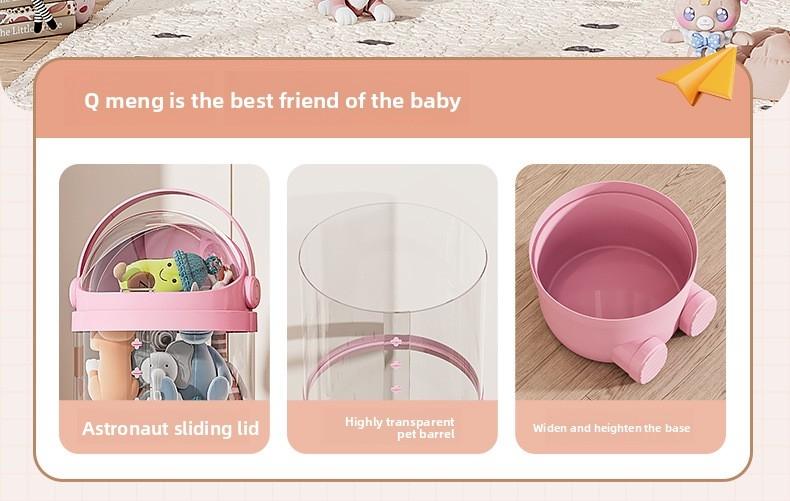 Miniature Figure Display Box Storage Box, Transparent Storage Rack for Small Collectibles and Plush Characters with Stackable Design