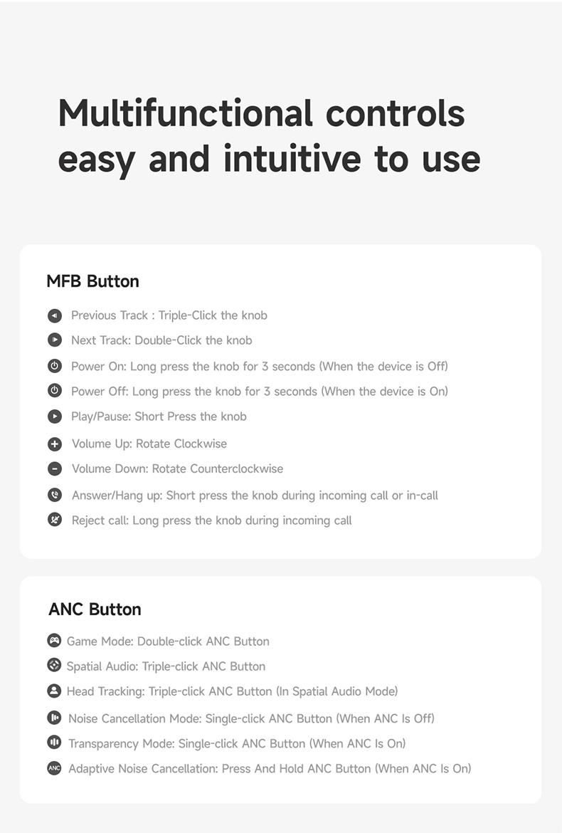 Picun F8S Wireless Headphones – -54dB ENC Call Clarity, Smart Comfort & 96H Battery Life
