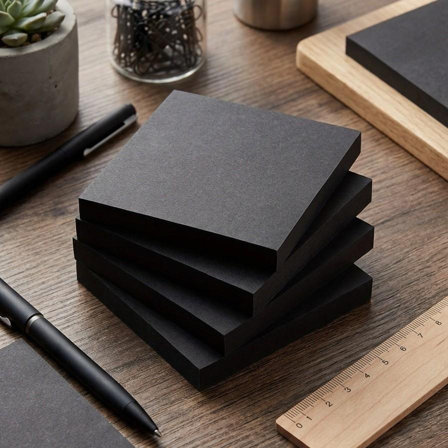 4 Pack Simple Sticky Notes, 200 Sheets, Home School Office Supplies, Smooth Surface, Easy to Stick, Durable Multi-Functional