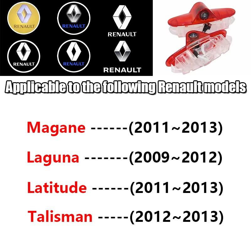 2pcs/4pcs  Renault Car Door Lights, Welcome Projection Lamp, High-Definition Non-Fading, Fits Megane Laguna Latitude Talisman, Car Interior Decor