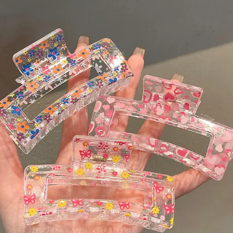 3pcs-Women-s-Minimalist-Square-Shaped-Transparent-Hair-Claw-Clips-Perfect-For-Summer-Showering-And-Everyday-Use