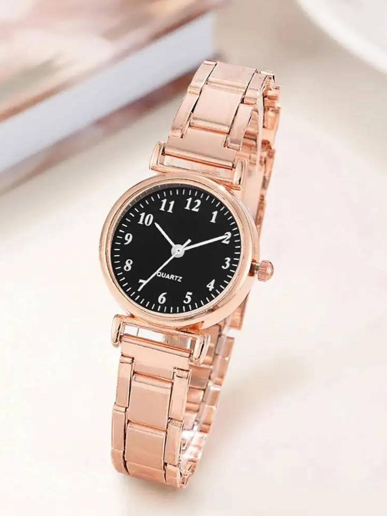 1-piece Women's Fashionable, Elegant, Personality, Light Luxury Ladies Watch, Retro, Versatile Quartz Watch