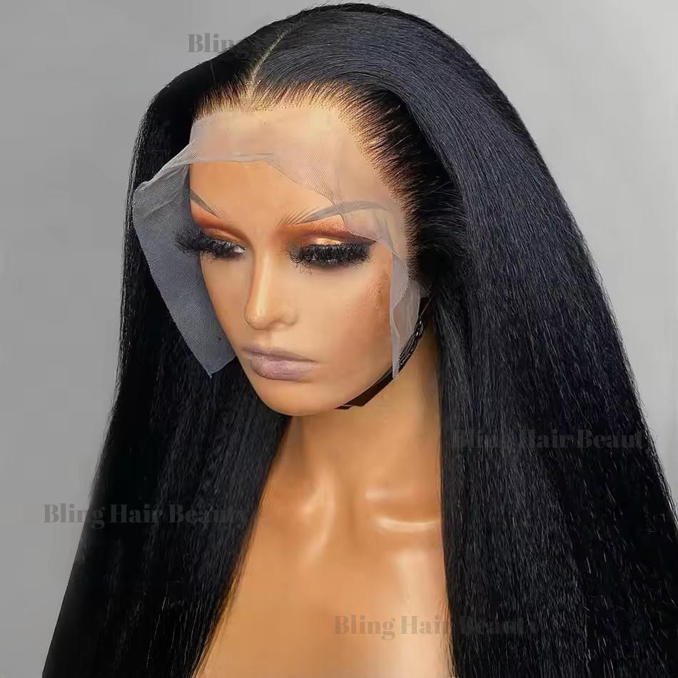Kinky Straight 360 Full Lace Wig Human Hair Wigs 13x6 HD Lace Frontal Wigs Yaki 360 HD Lace Wig Brazilian Transparent 360 Lace Front Wigs For Women 180% Pre Plucked Kinky Straight 360 Full Lace Wig Human Hair Wigs 13x6 HD Lace Frontal Wigs Yaki 360 HD Lace Wig Brazilian Transparent 360 Lace Front Wigs For Women 180% Pre Plucked