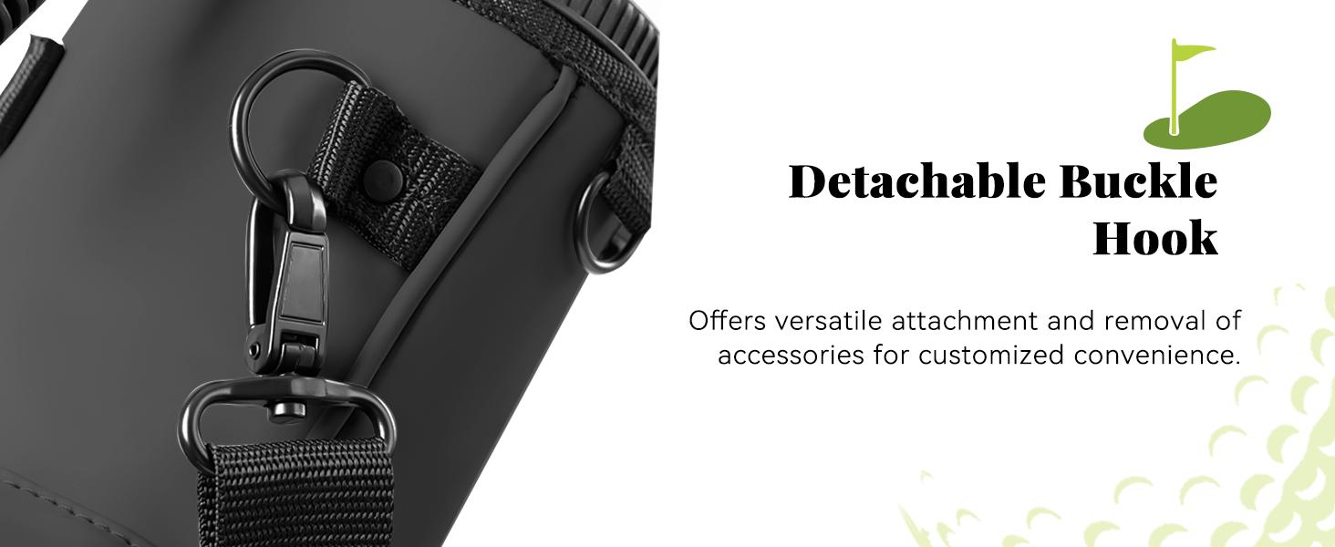 UNIHIMAL Small Par 3 Golf Bag Lightweight Synthetic Leather —Easy to Carry and Durable Pitch n Putt Golf Bag for Men & Women, Waterproof Design