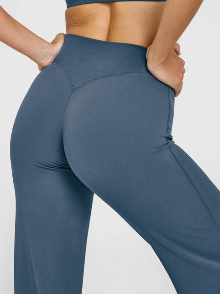 30" Inseam Loose-Fit Casual Straight Leg Yoga Pants for Women (Fits Heights 5'2"–5'4"), High-Waisted Stretchy Buttery Soft Athleisure Style Bottoms for Gym, Workouts and Yoga, No-Front-Seam Design