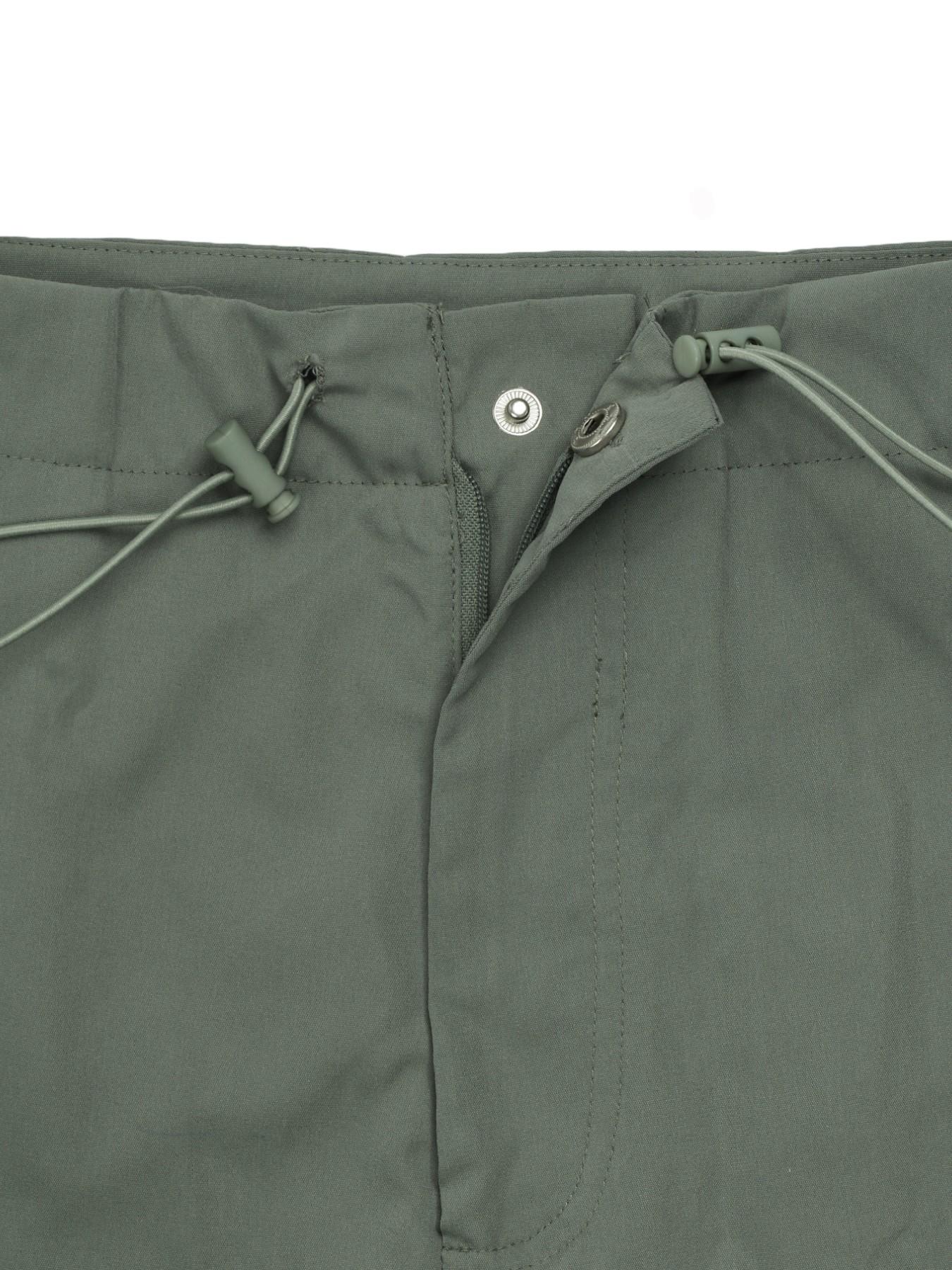 GILIPUR Army Green Drawstring Multi-Pocket Cargo Maxi Skirt — American Retro "It-Girl" Style, High-Waisted A-Line Casual Skirt — Women's Everyday Wear (TChic)