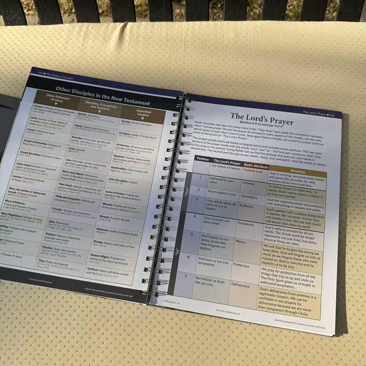 Biblical Timeline Made Easy: Rose Bible 10th Anniversary Definitive Guide ,Essential Religious Reference Guide Notebook, Bible Study Supplies