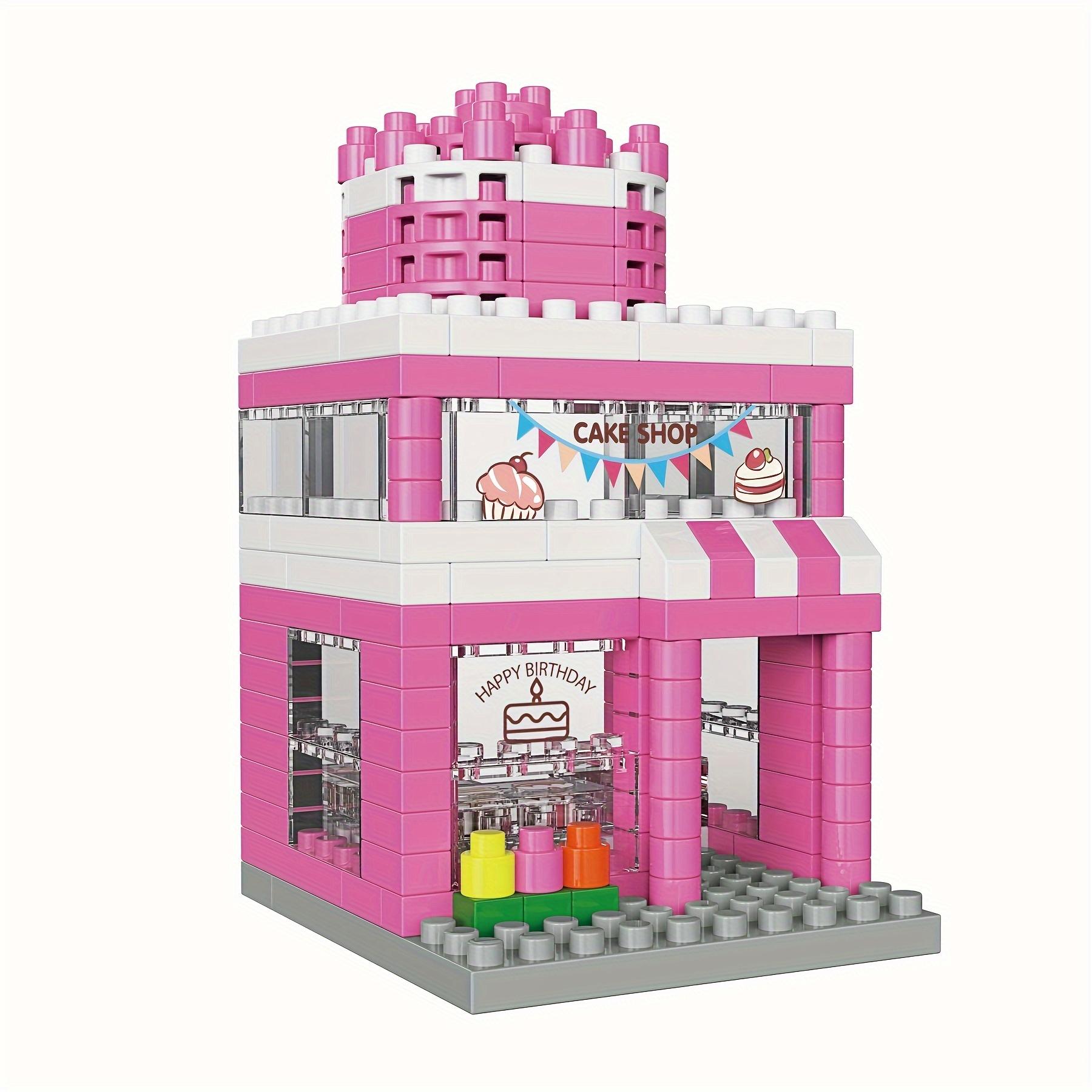 Mini City Street Scene Building Blocks, Micro Diamond Particles DIY 3D Puzzle Toy, Home Decor Gift for Birthday Christmas Halloween