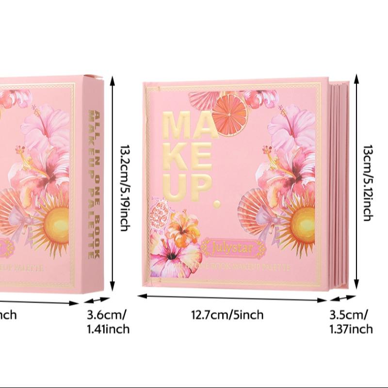 High-End Multi-Functional Makeup Palette, Four-In-One Eyeshadow Blush Highlighter, Long-Lasting Easy Application, Elegant Makeup Set