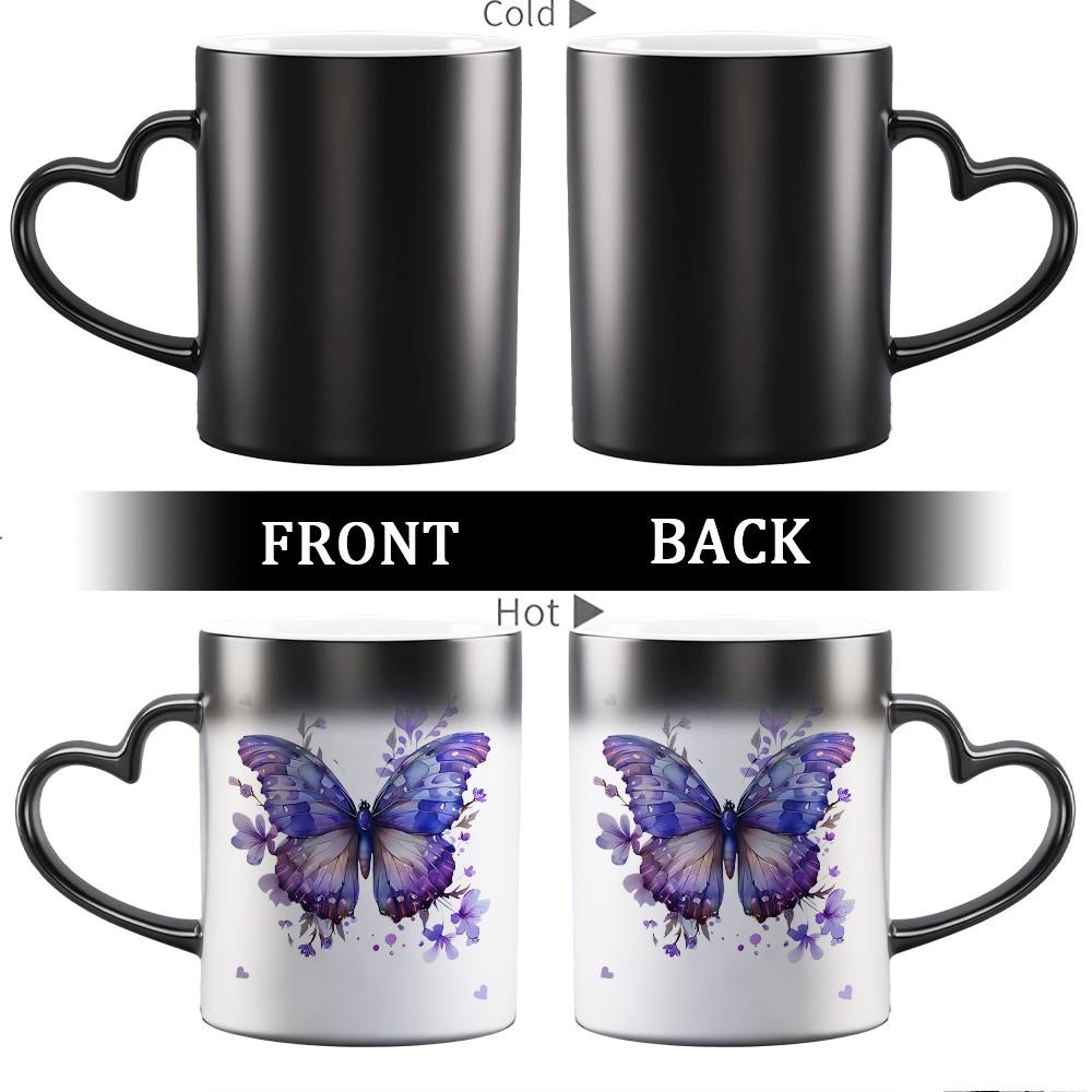 Dreamy Purple Butterfly Color-Changing Mug
