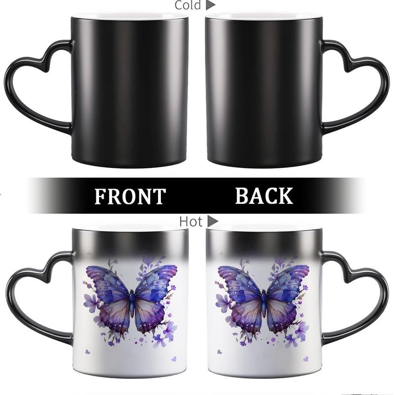 Dreamy Purple Butterfly Color-Changing Mug