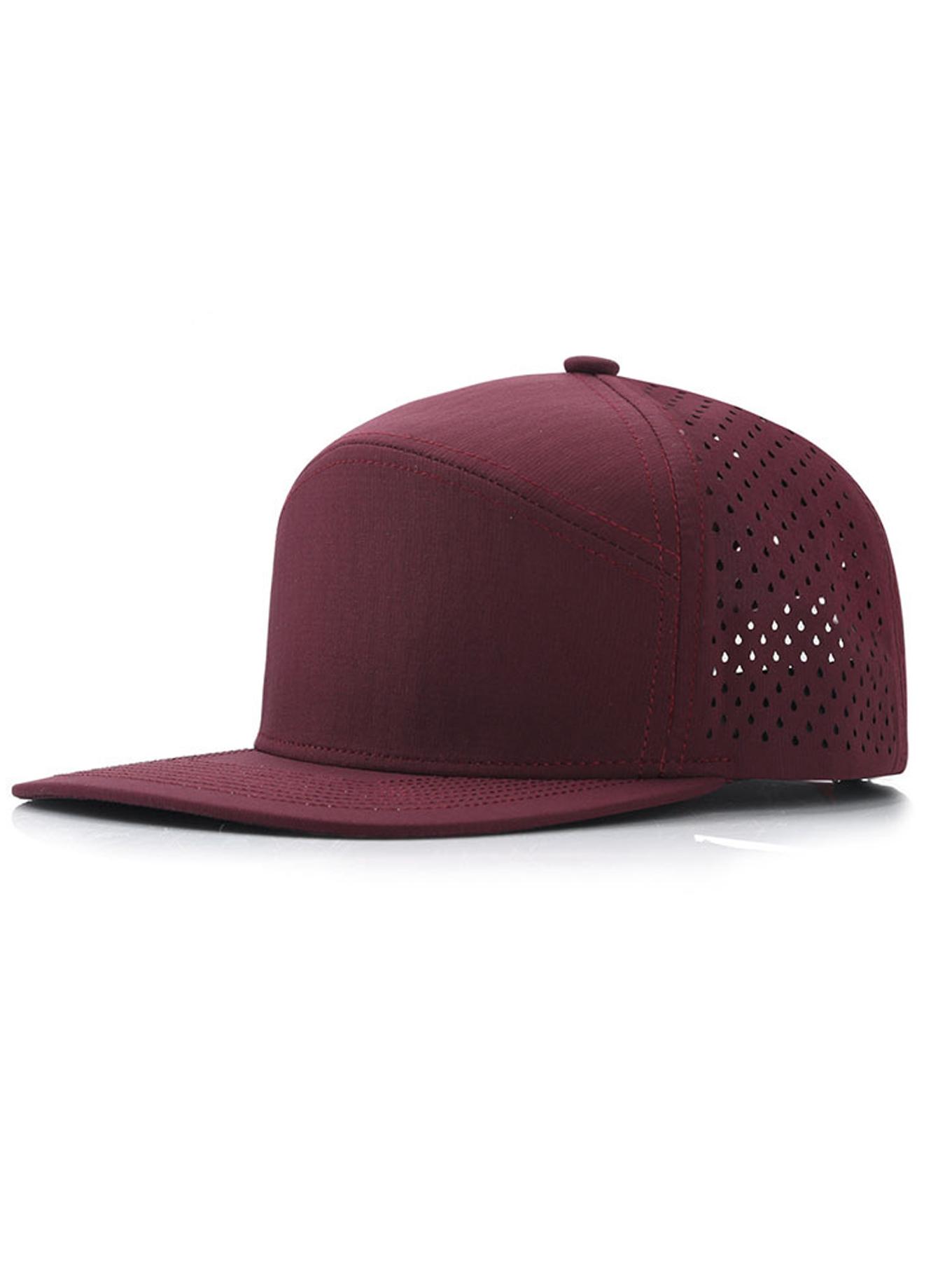 Performance Snapback Hats for Men Women,Flat Bill Cap,Flatbill Snapback Cap,Golf,Running,Workout,High Quality Hat,Adjustable Snapback Hat