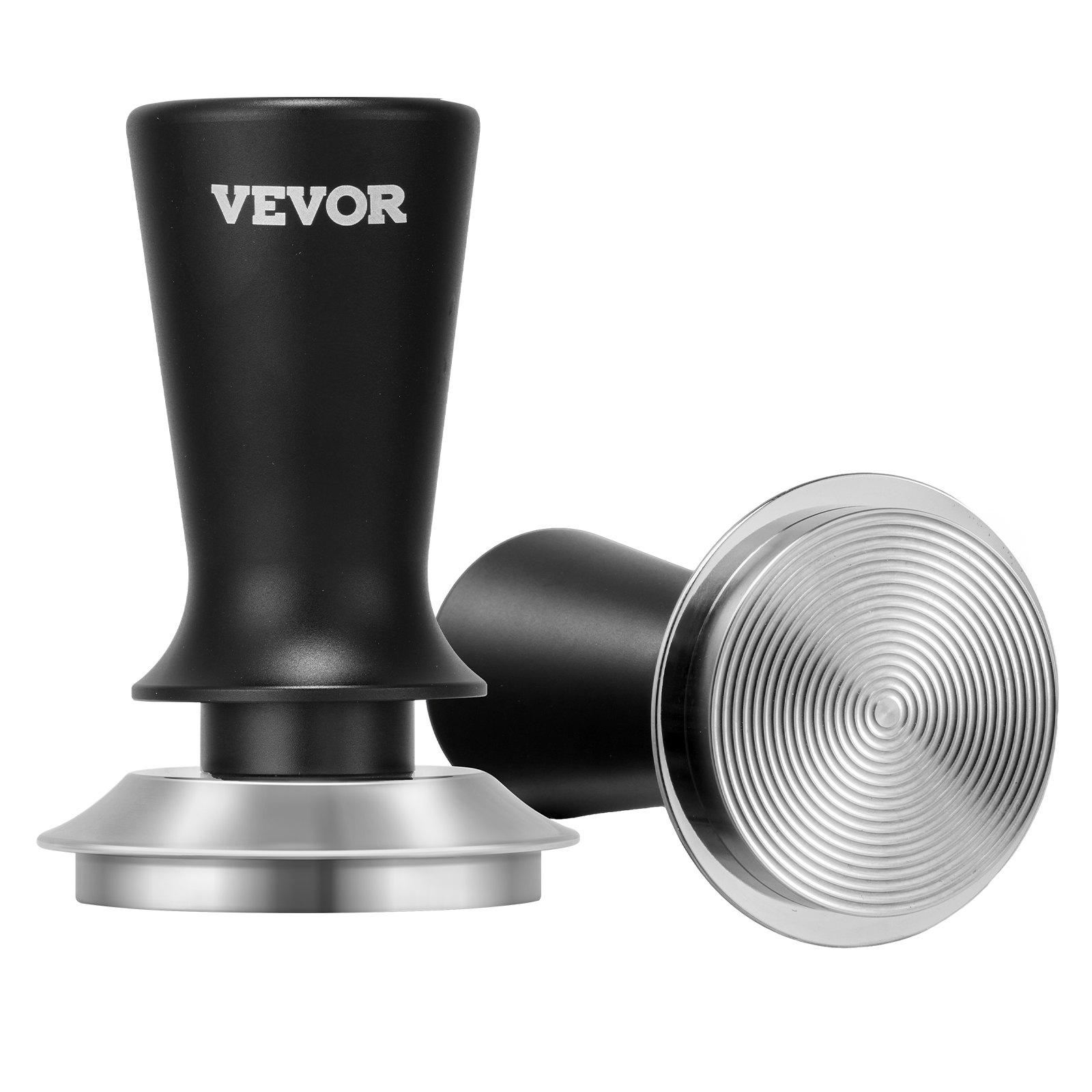 VEVOR Espresso Tamper 51mm, Spring Loaded Coffee Tamper, 30 lbs Tamper Tool Espresso, Stainless Tamper with Non-Slip Grip VEVOR Espresso Tamper 51mm, Spring Loaded Coffee Tamper, 30 lbs Tamper Tool Espresso, Stainless Tamper with Non-Slip Grip